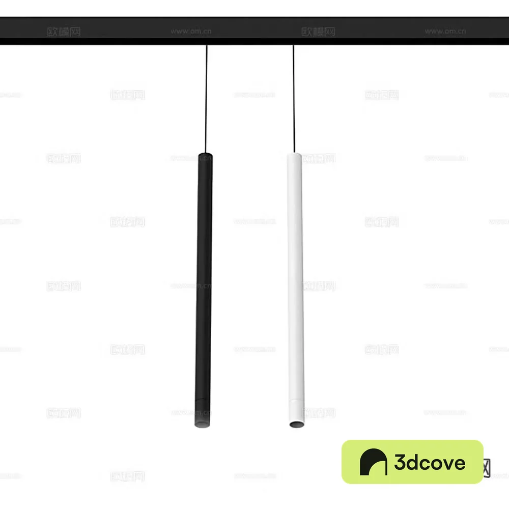 Modern long downlight spotlight