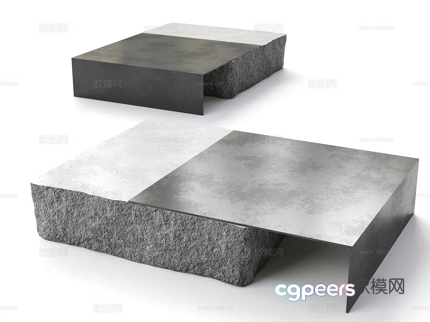 3D model of mother-in-law coffee table