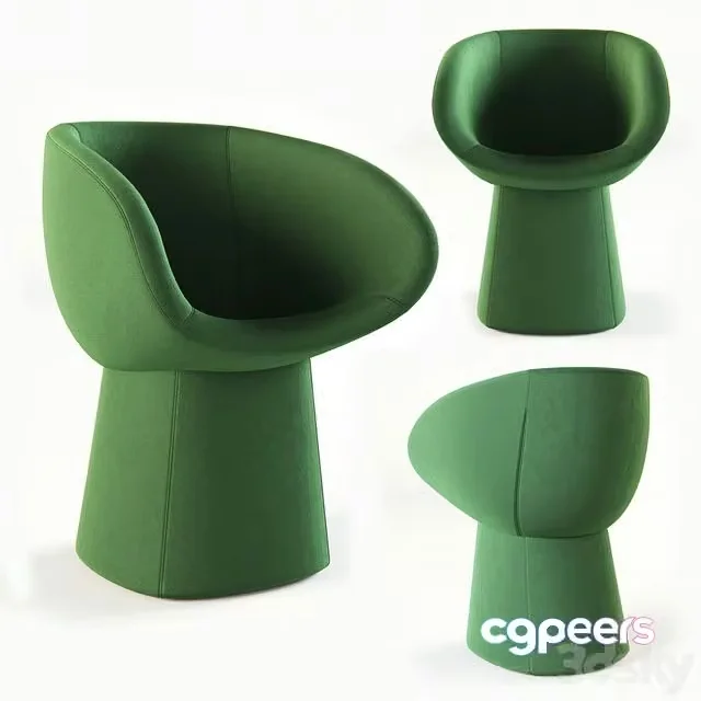 3ds Max Free – Moroso Armada small armchair