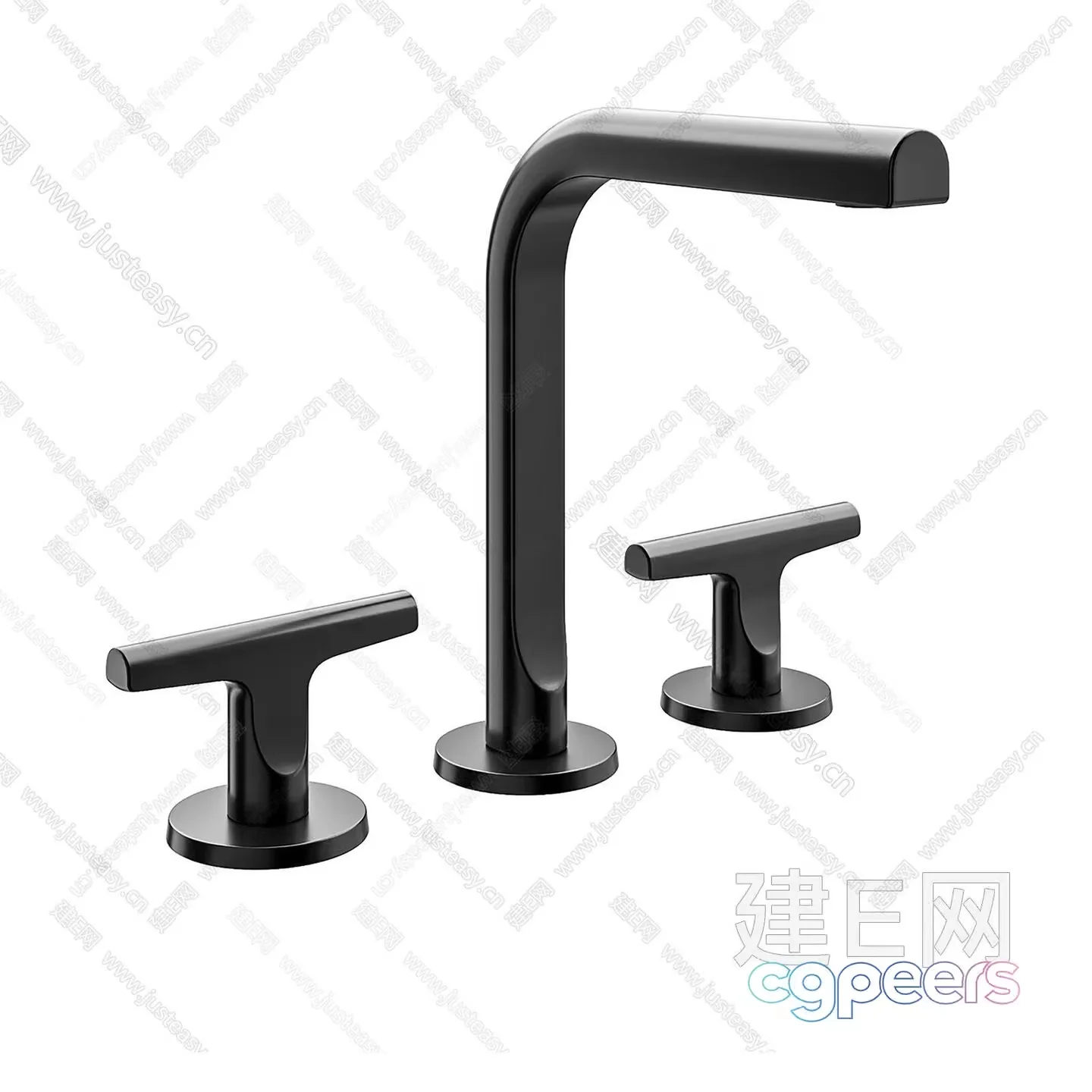 Modern Bathroom Faucet 3D Model – 8137 – VRAY Render