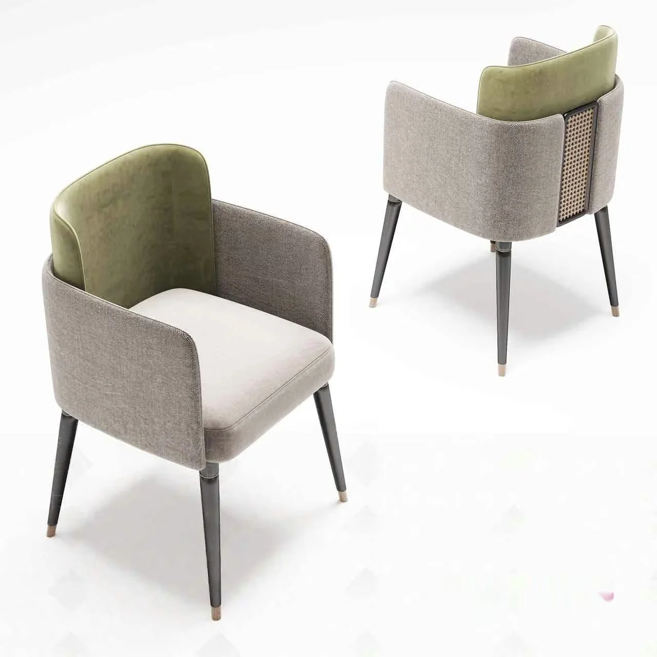 Grey And Green Chair 3D Model – 20365 – VRAY Render