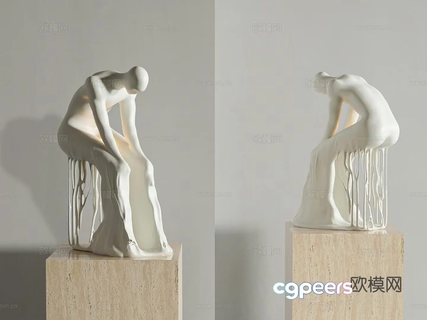 Modern sculpture 3d model