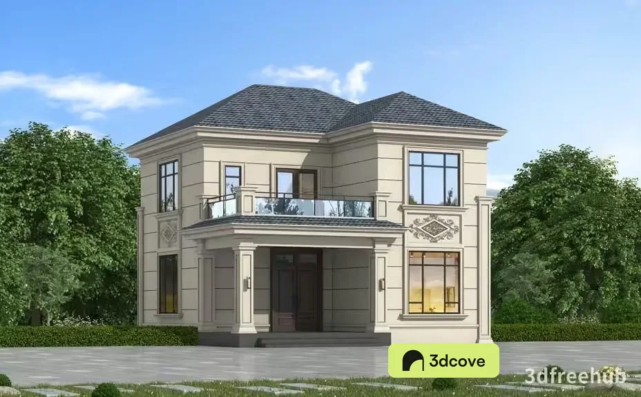 A 2-Story House