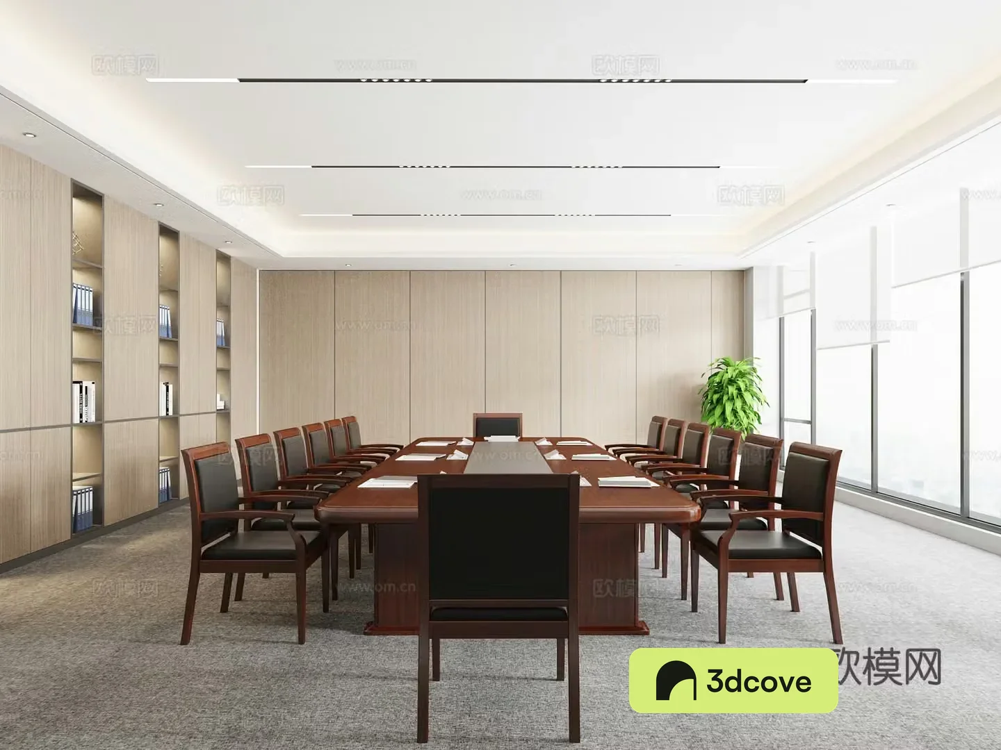 New Chinese-style conference room Government conference room Organization conference room