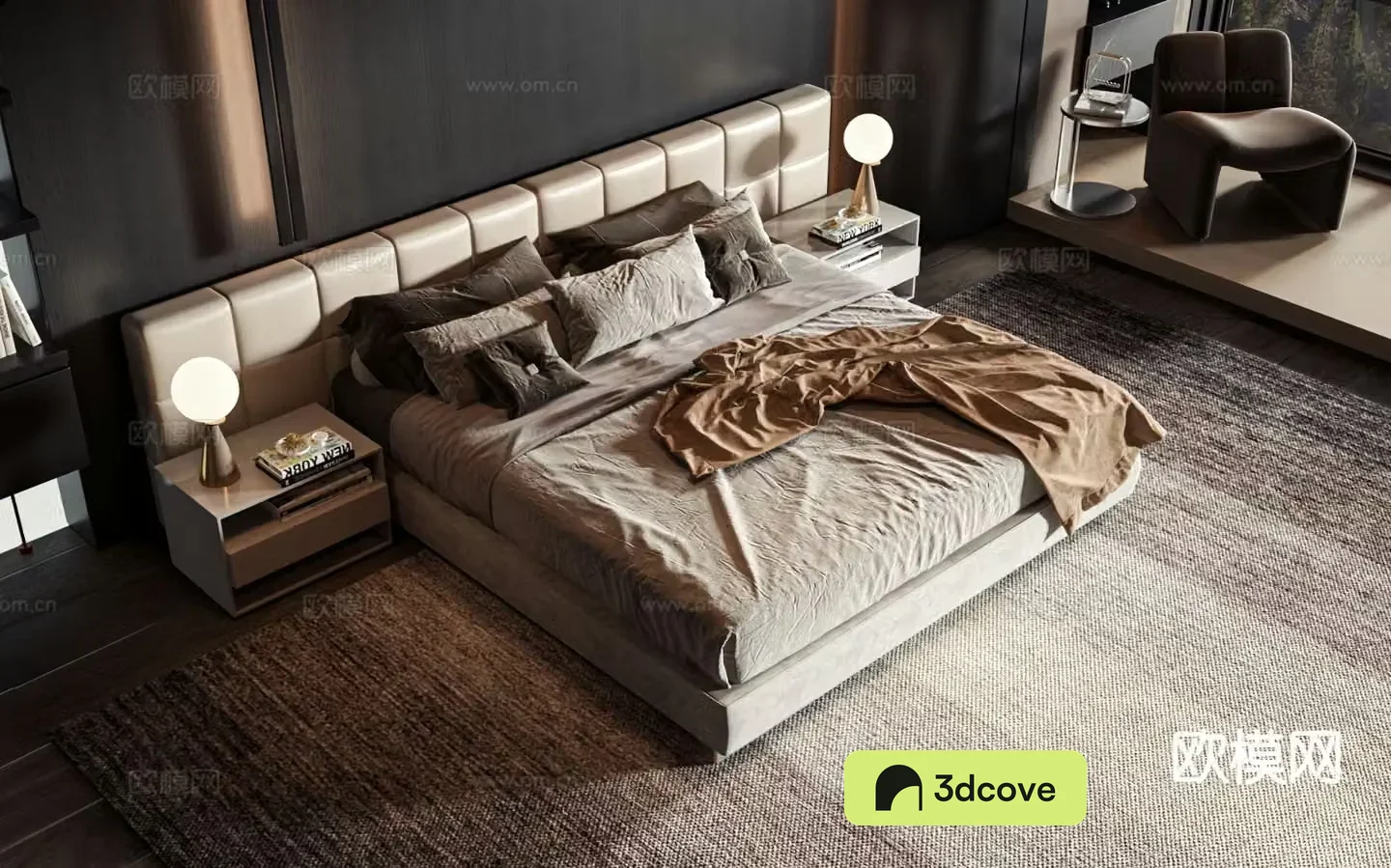 Italian double bed
