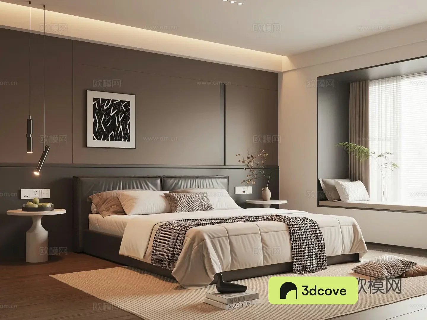 Italian home bedroom