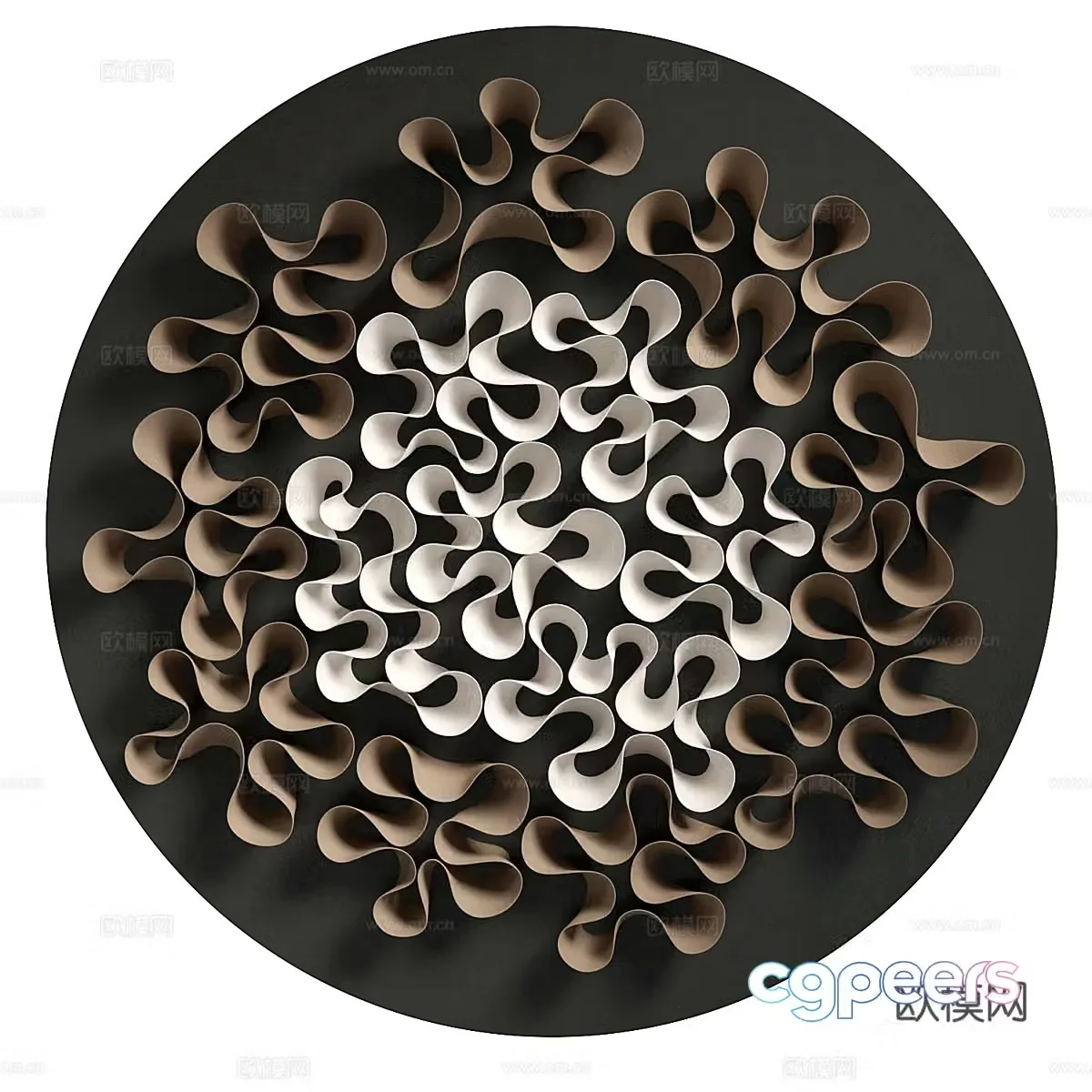 Modern Vasso fragkou chrysanthemum pendant 3d model