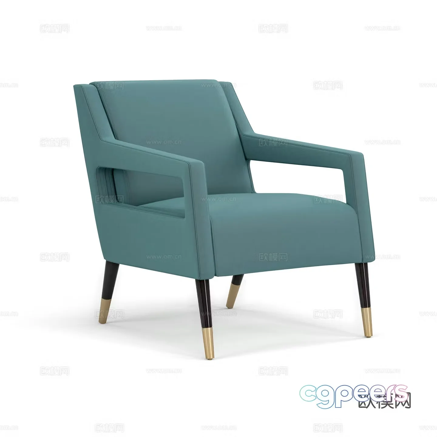 Modern chair leisure chair 3d model