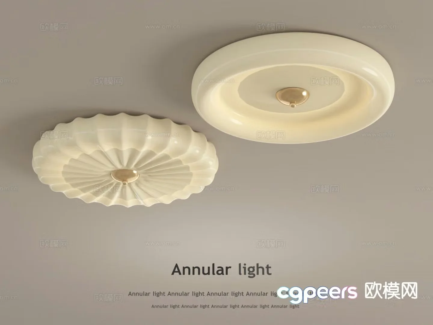 French ceiling light Balcony ceiling light 3D model