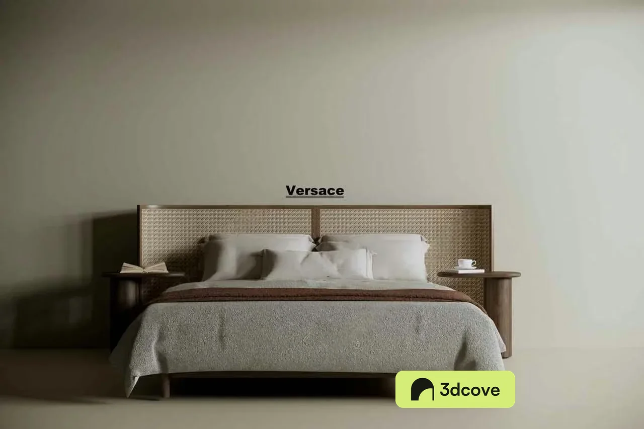 A Bed With A Headboard