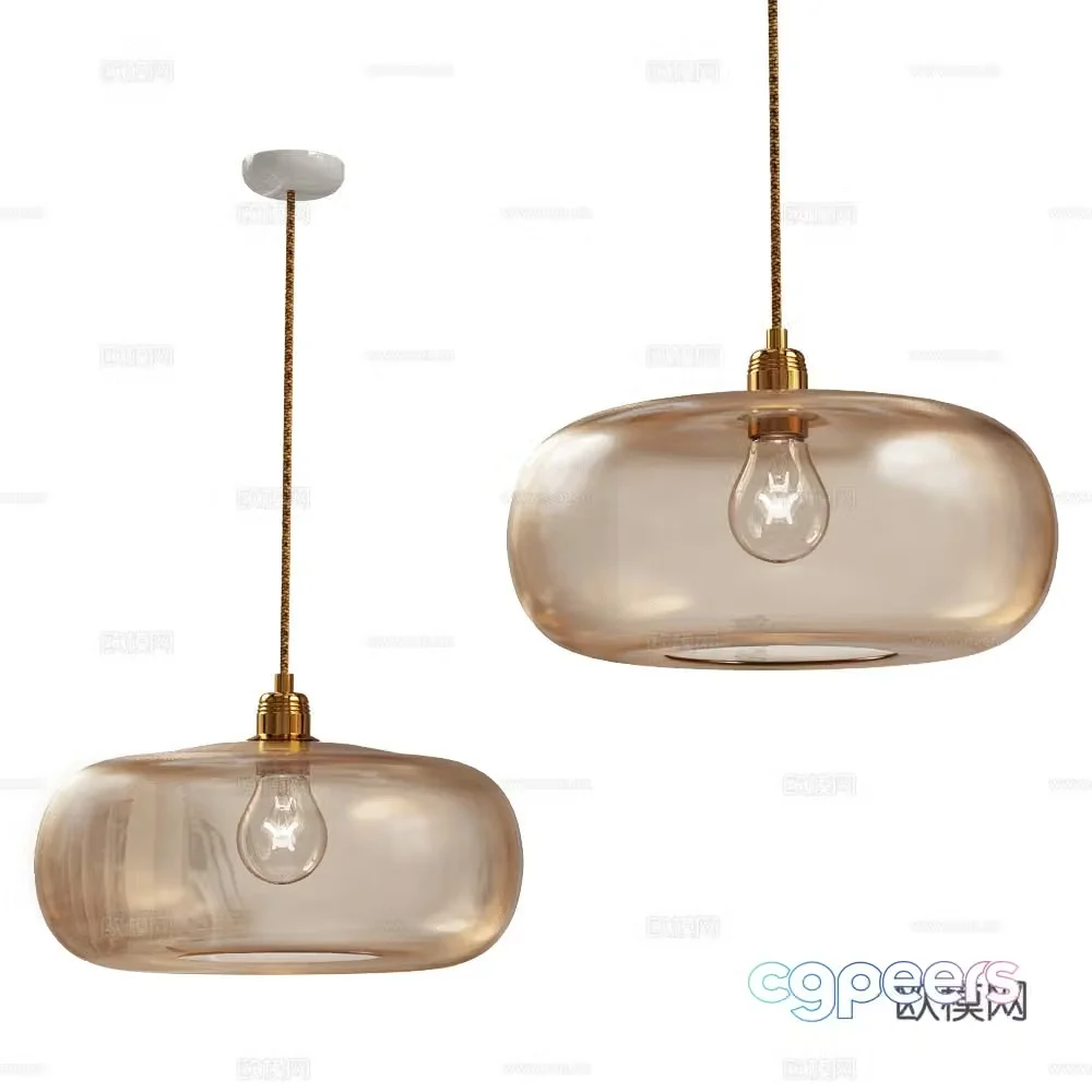 EBB & FLOW Chandelier 3d Model