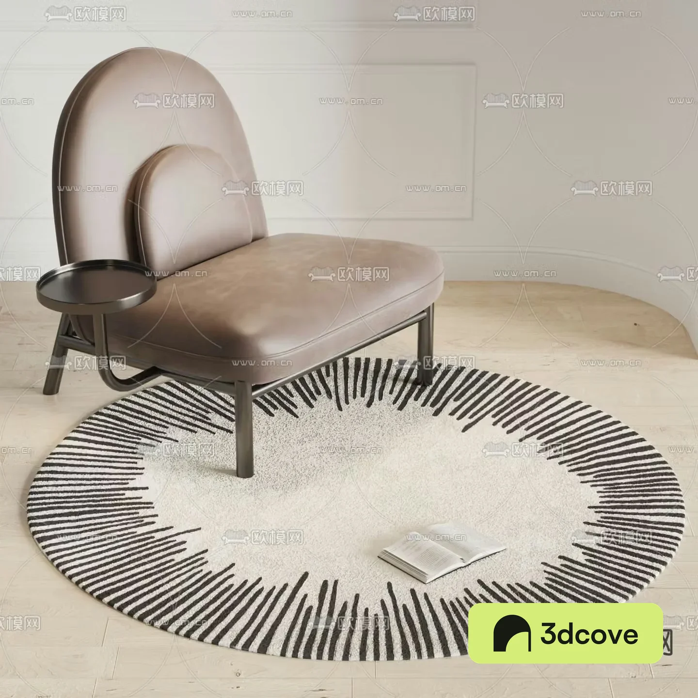Cor modern leather lounge chair
