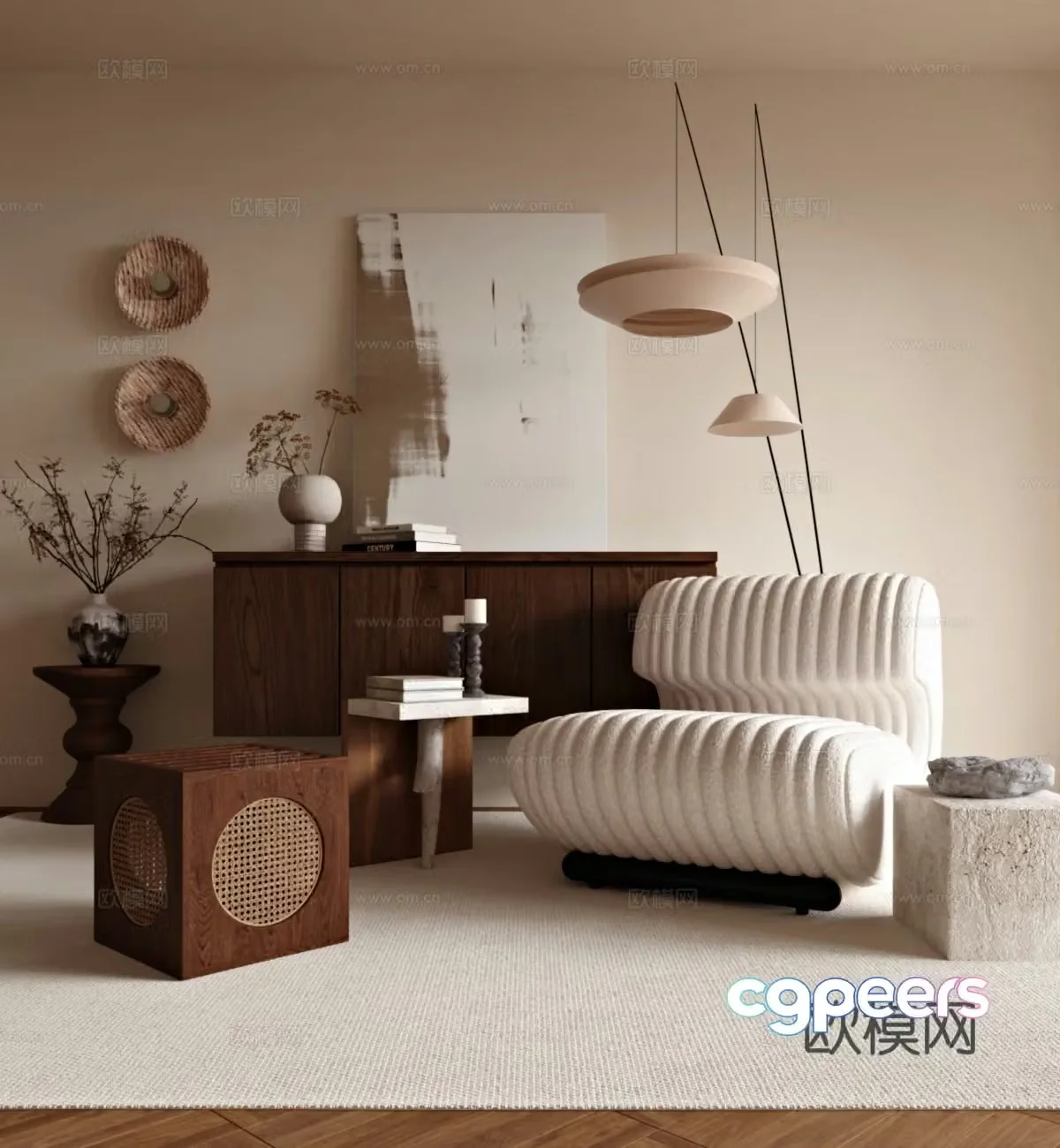 Medium style leisure chair entrance cabinet decorative cabinet decorative cabinet ornaments storage cabinet side cabinet chest of cabinets 3D model