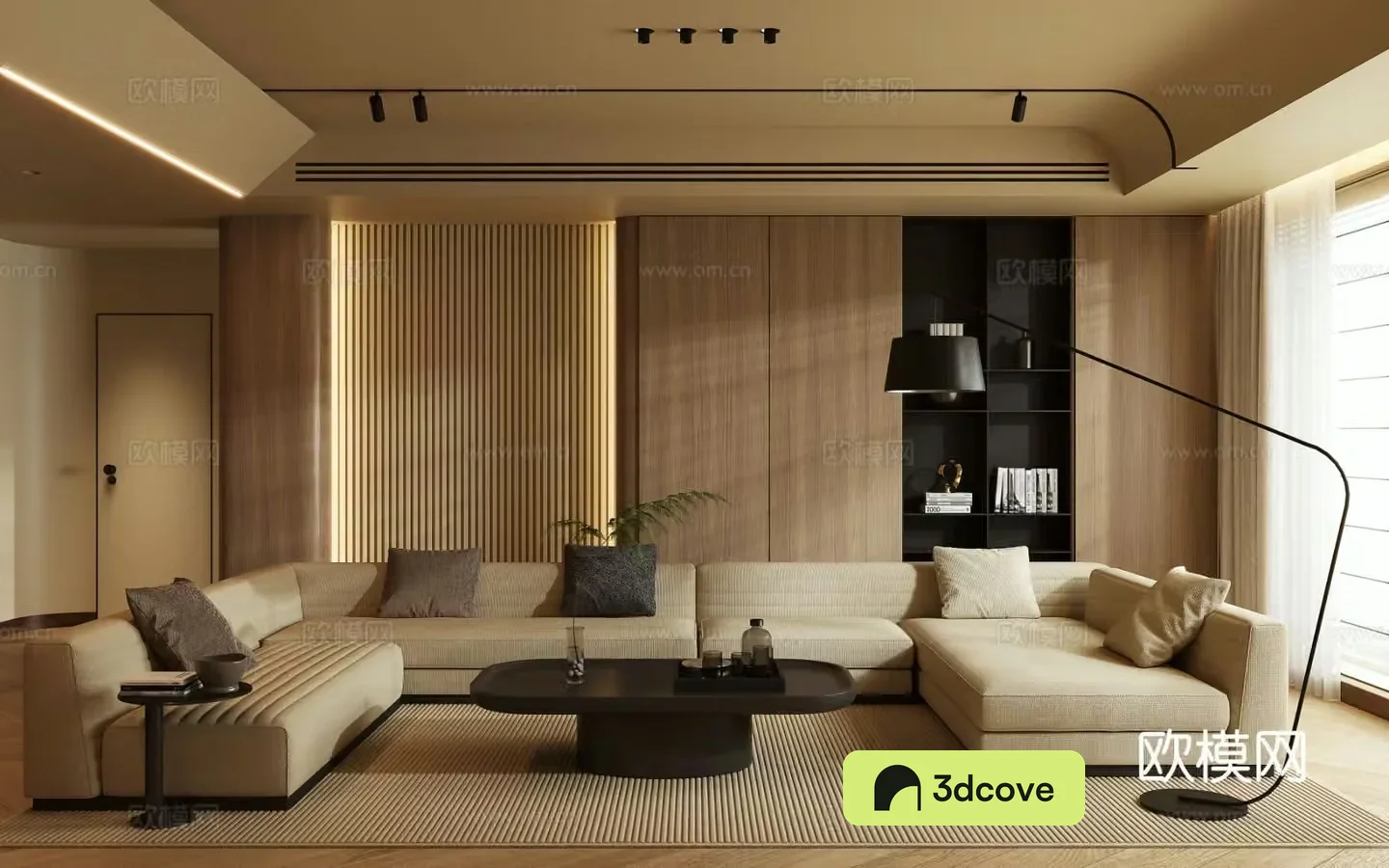 Wabi-sabi living room