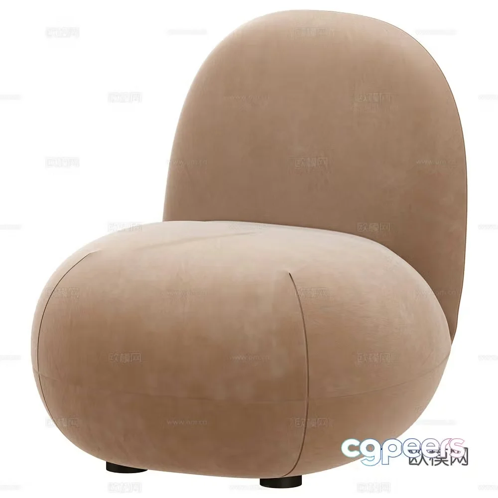 Single sofa 3d model