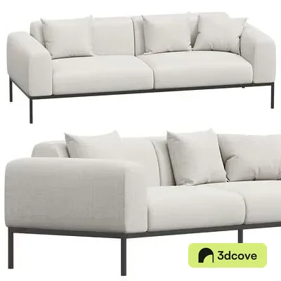 Modern White Sofa