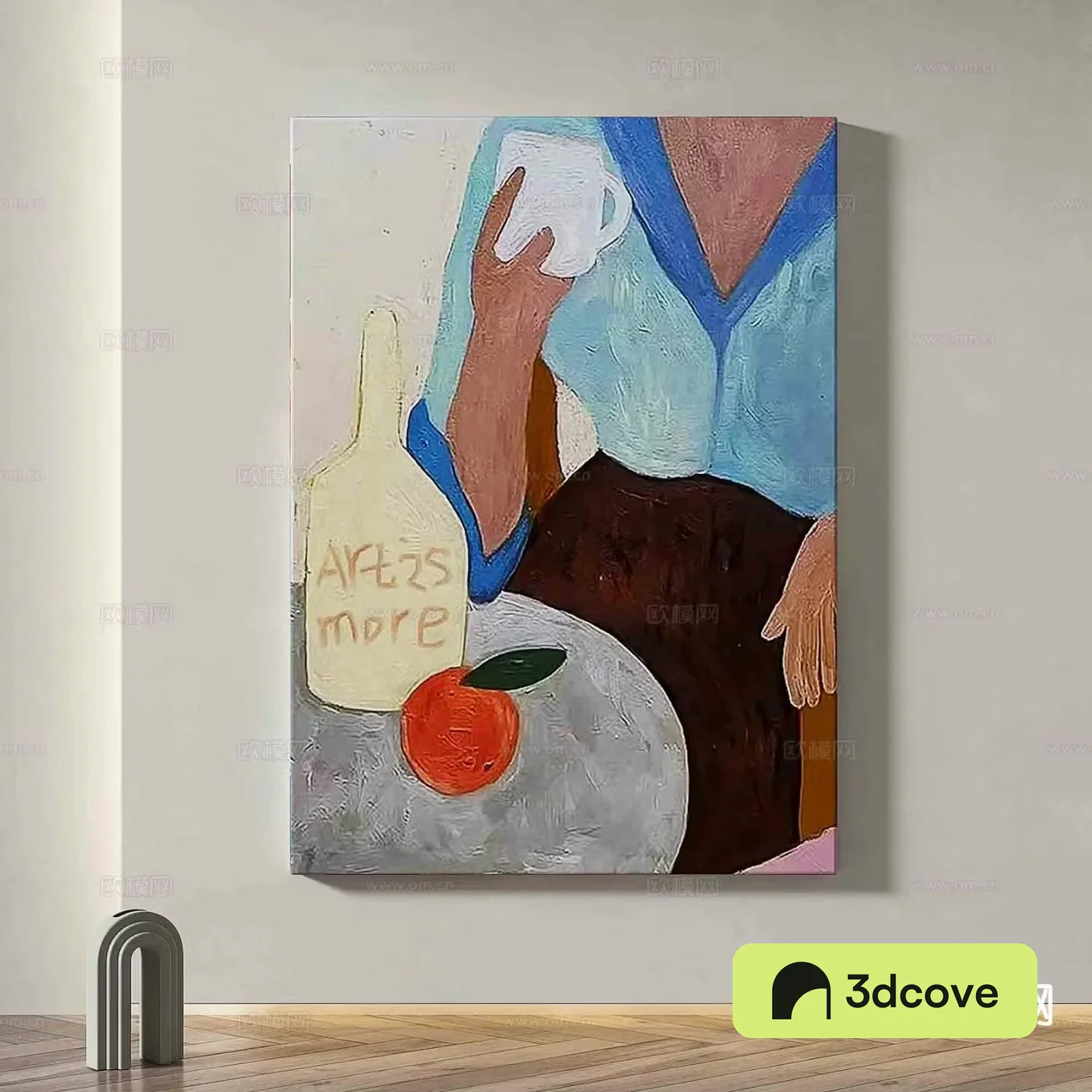 Modern art painting decorative painting