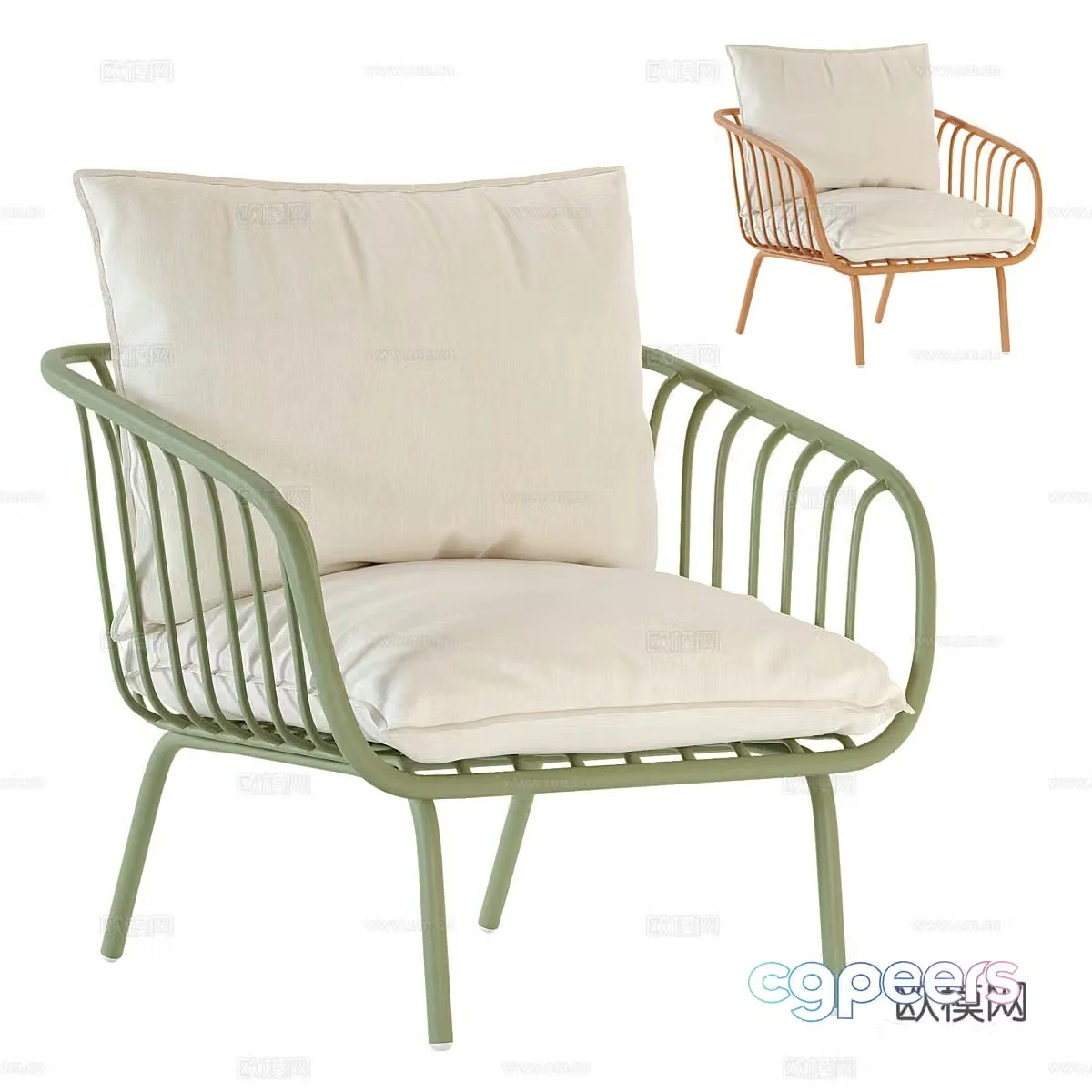 Armchair 3d model