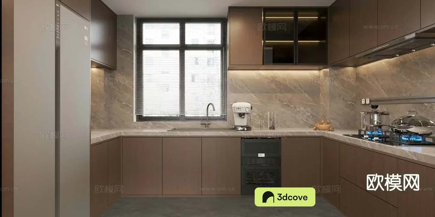 modern kitchen cabinet