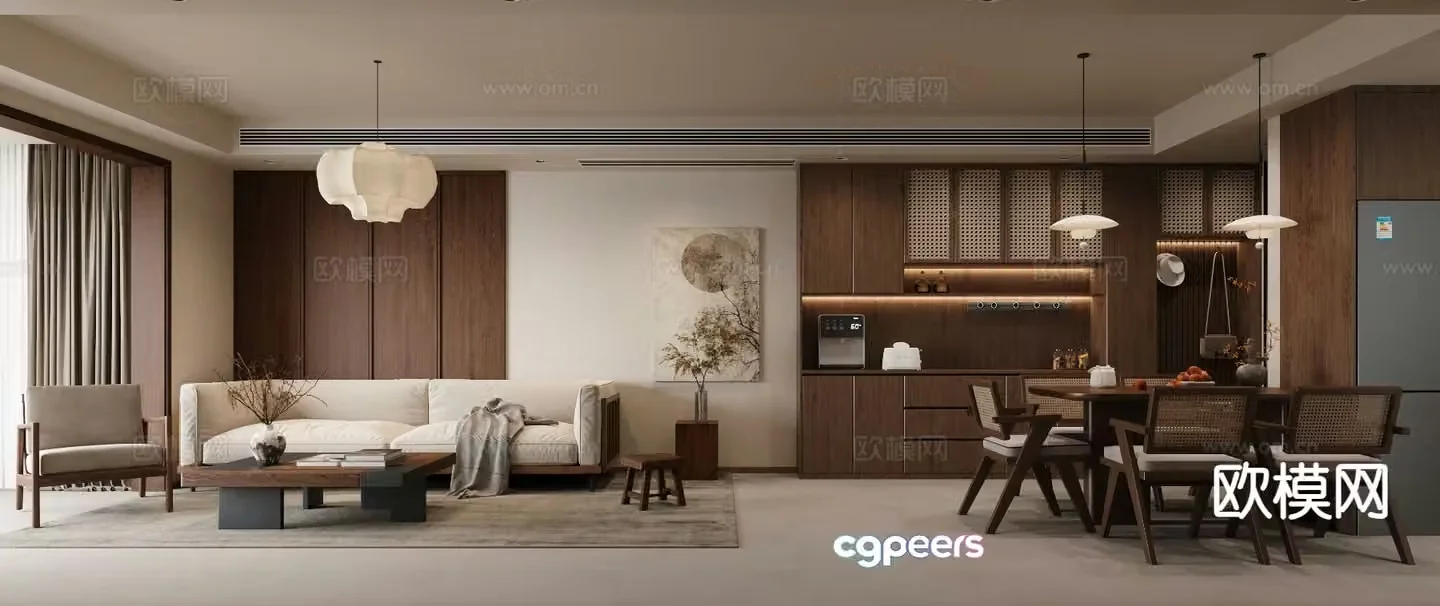 Wabi Sabi Fengke Restaurant 3D model