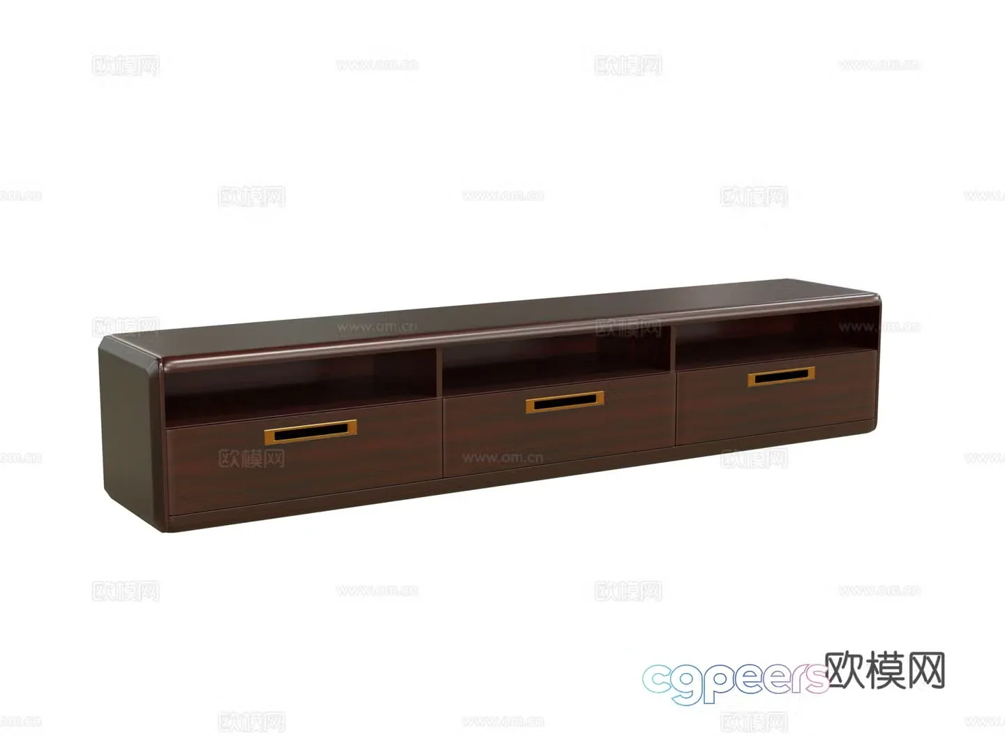 New Chinese TV cabinet 3D model