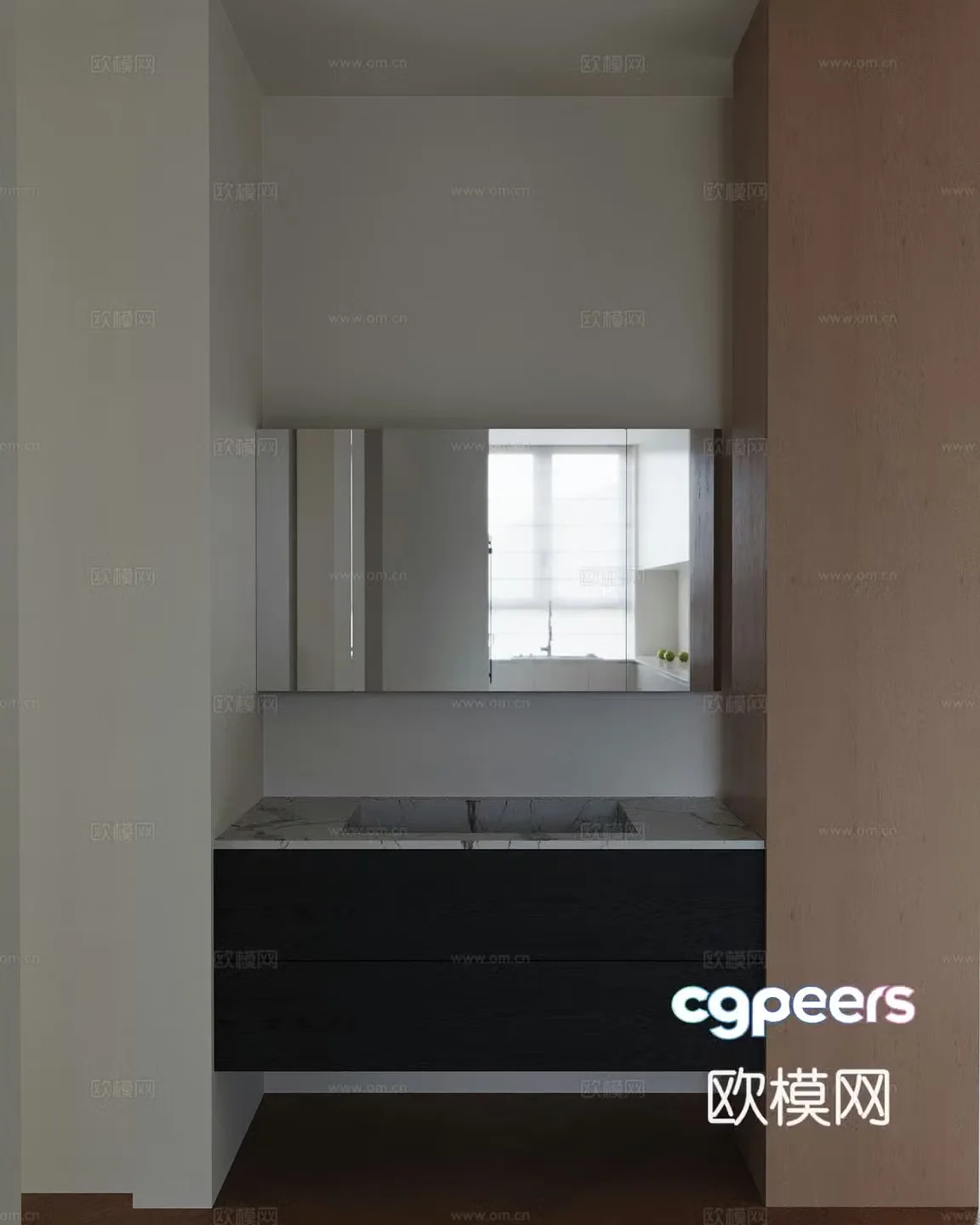 Modern bathroom 3d model