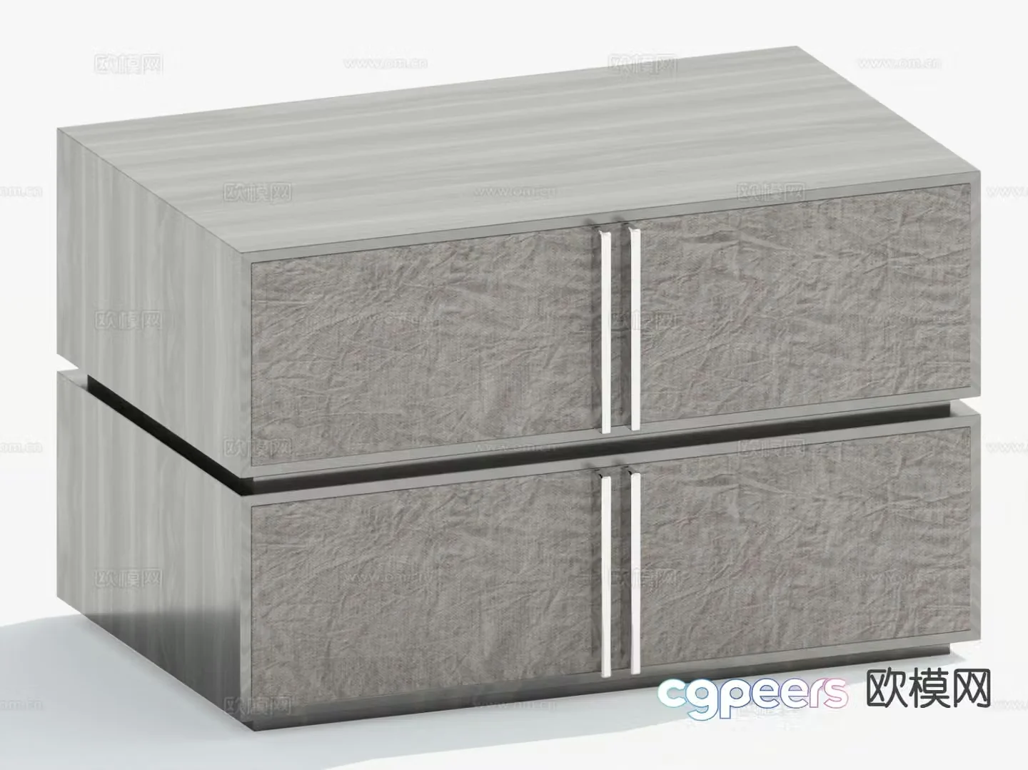 Modern bedside table 3d model