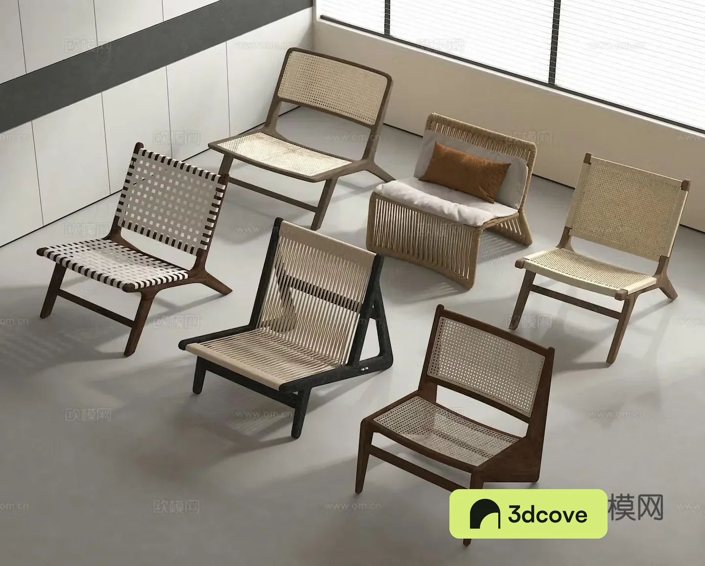 Rattan chair leisure chair outdoor chair single chair