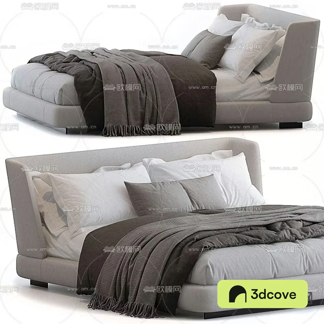 Minotti double bed