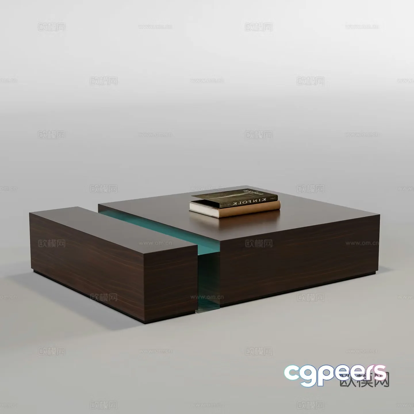 Modern coffee table 3d model