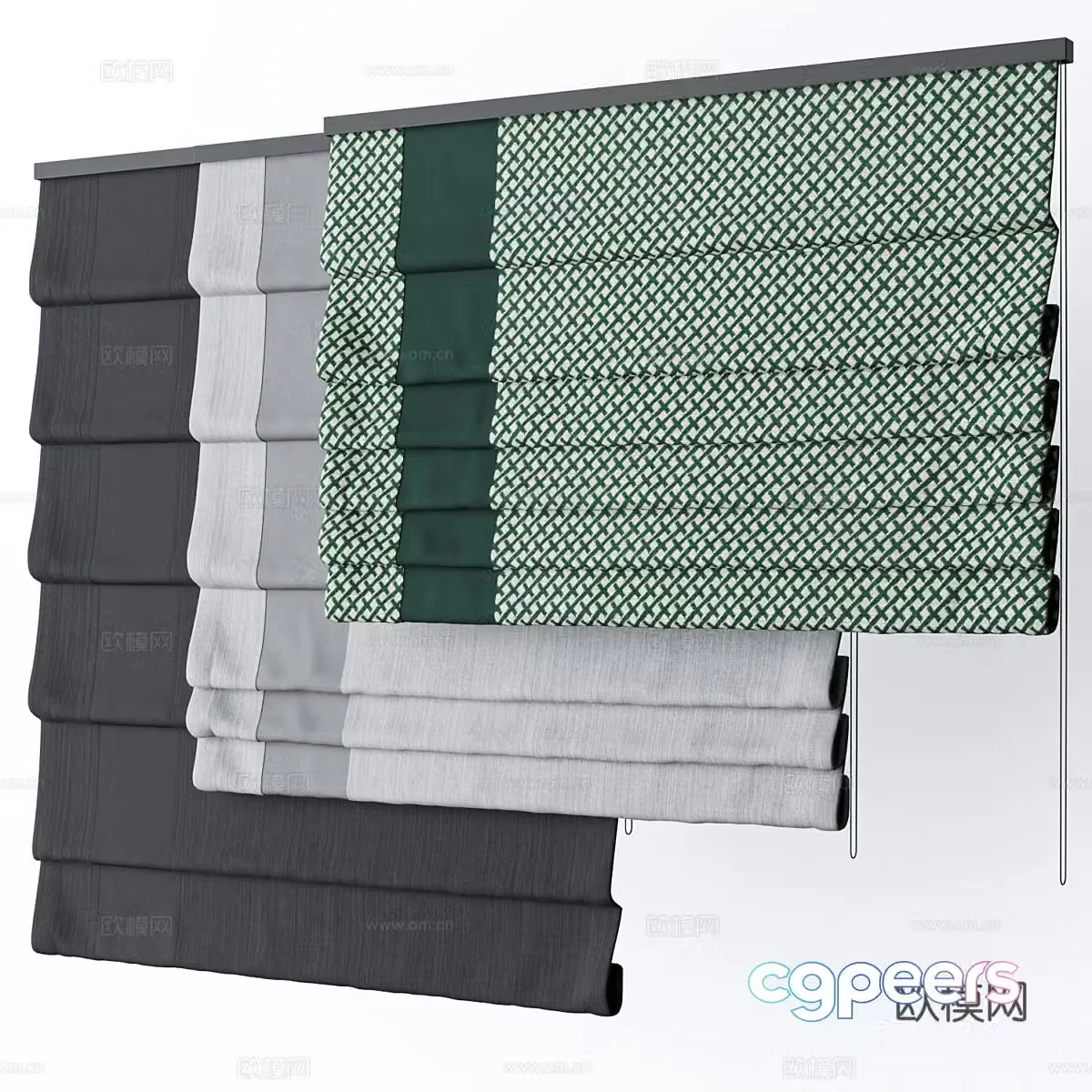 Curtain 3d model
