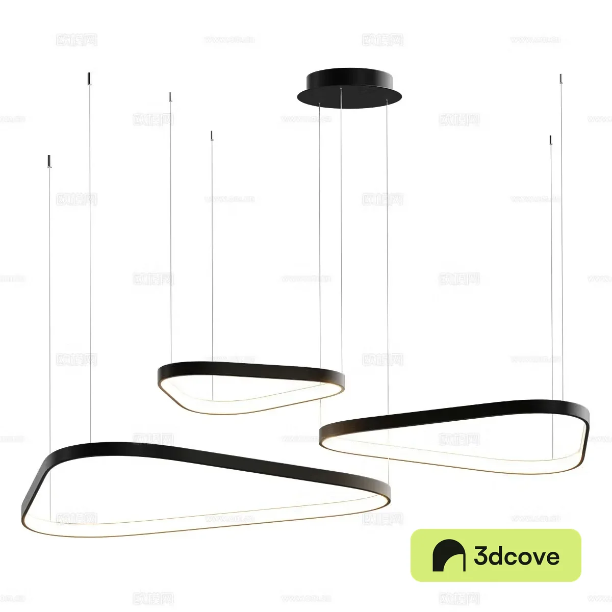 Modern minimalist chandelier