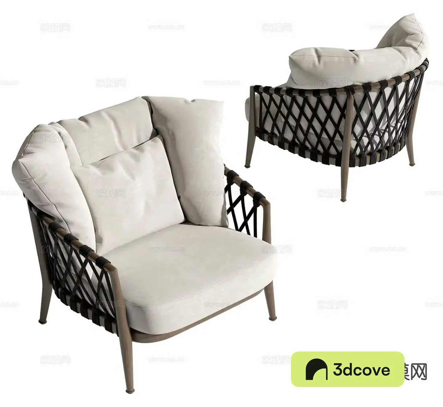B&B Italia modern lounge sofa
