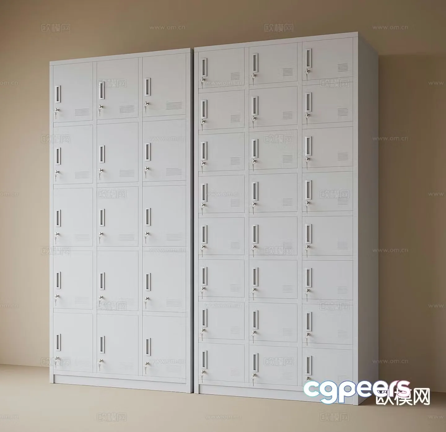 Modern filing cabinet filing cabinet information cabinet 3d model