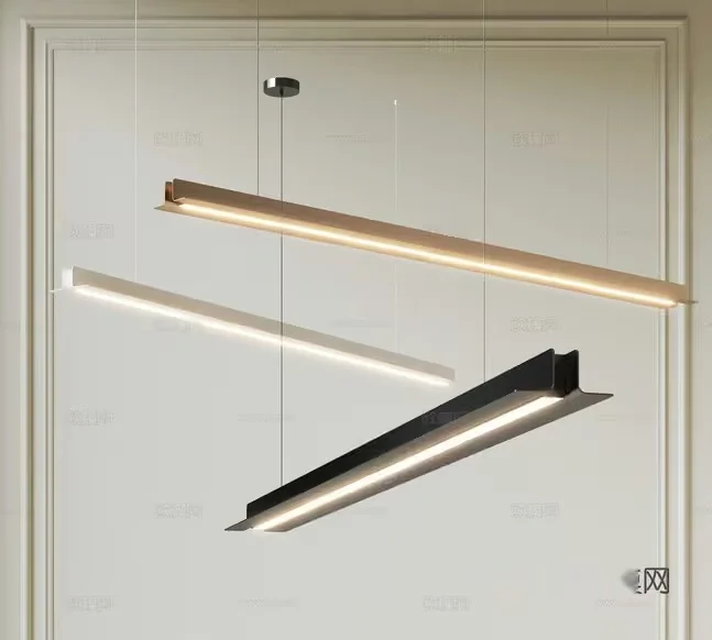 Gold Light Fixture 3D Model – 7745 – VRAY Render