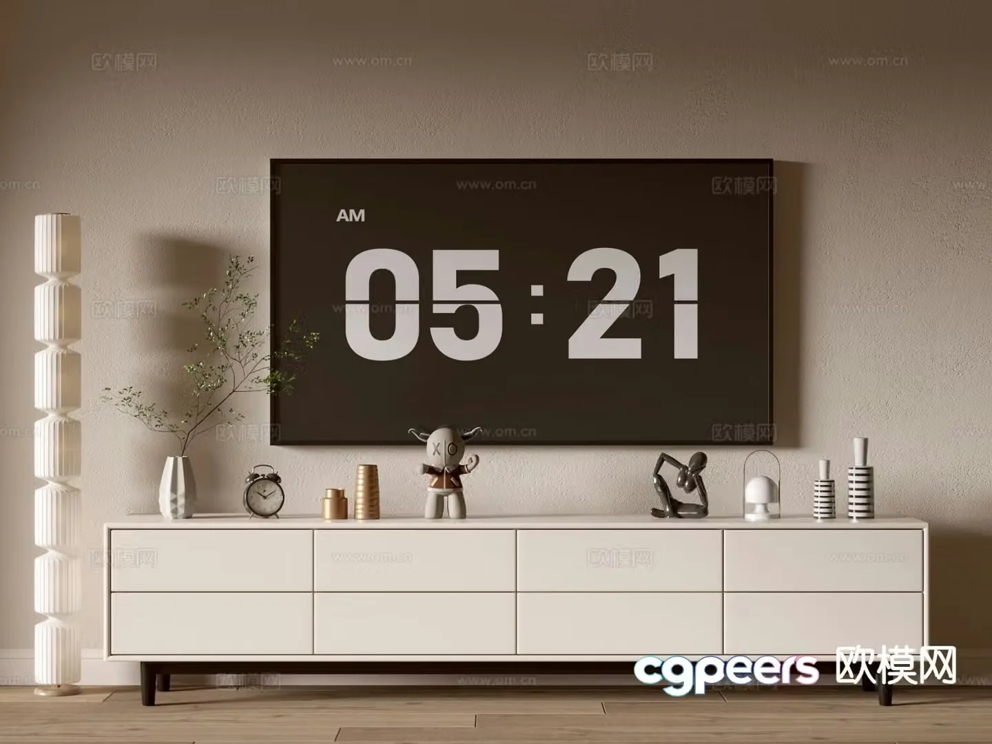 Modern TV cabinet 3d model