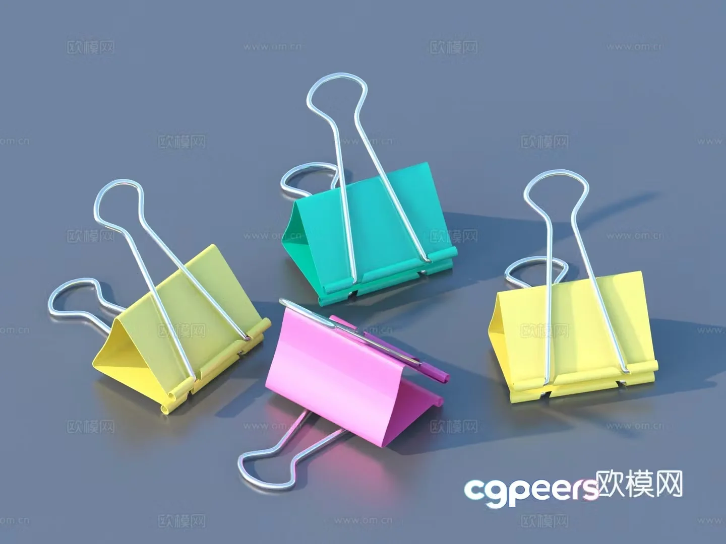 Clip Iron Clip Folder 3d Model