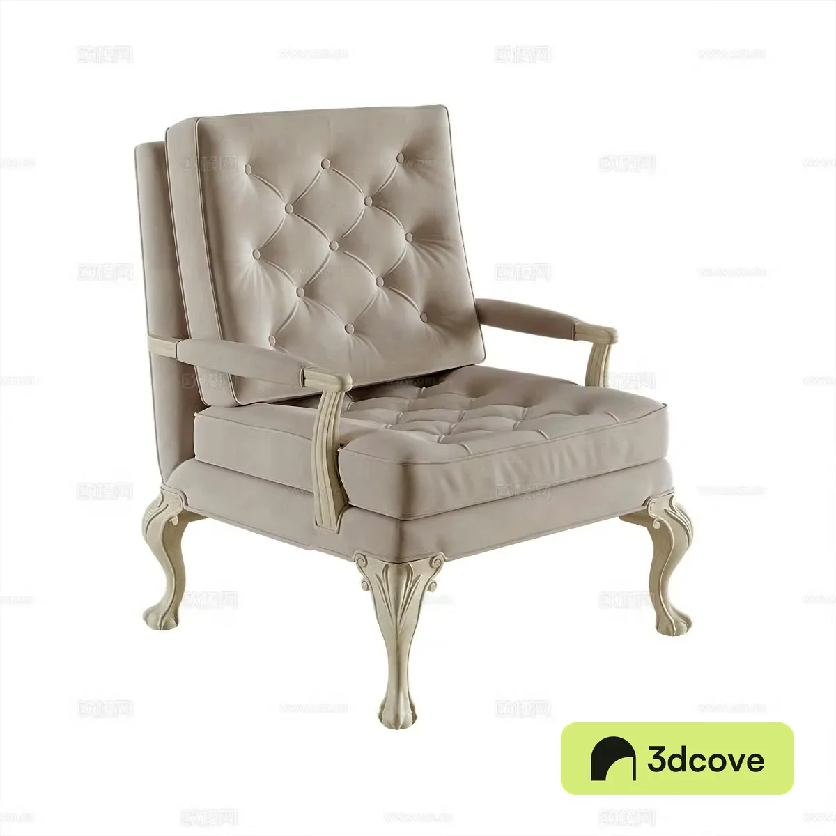 French casual chair