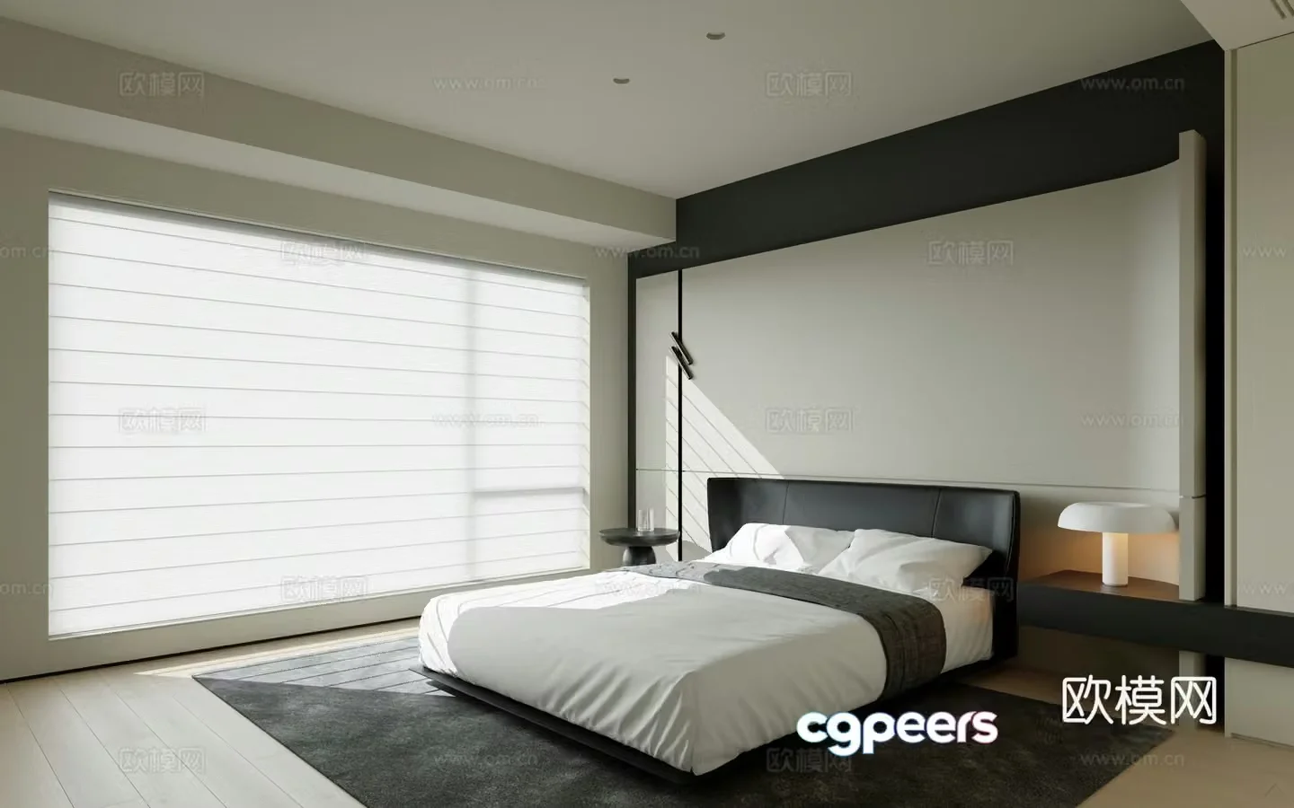 Modern bedroom 3d model