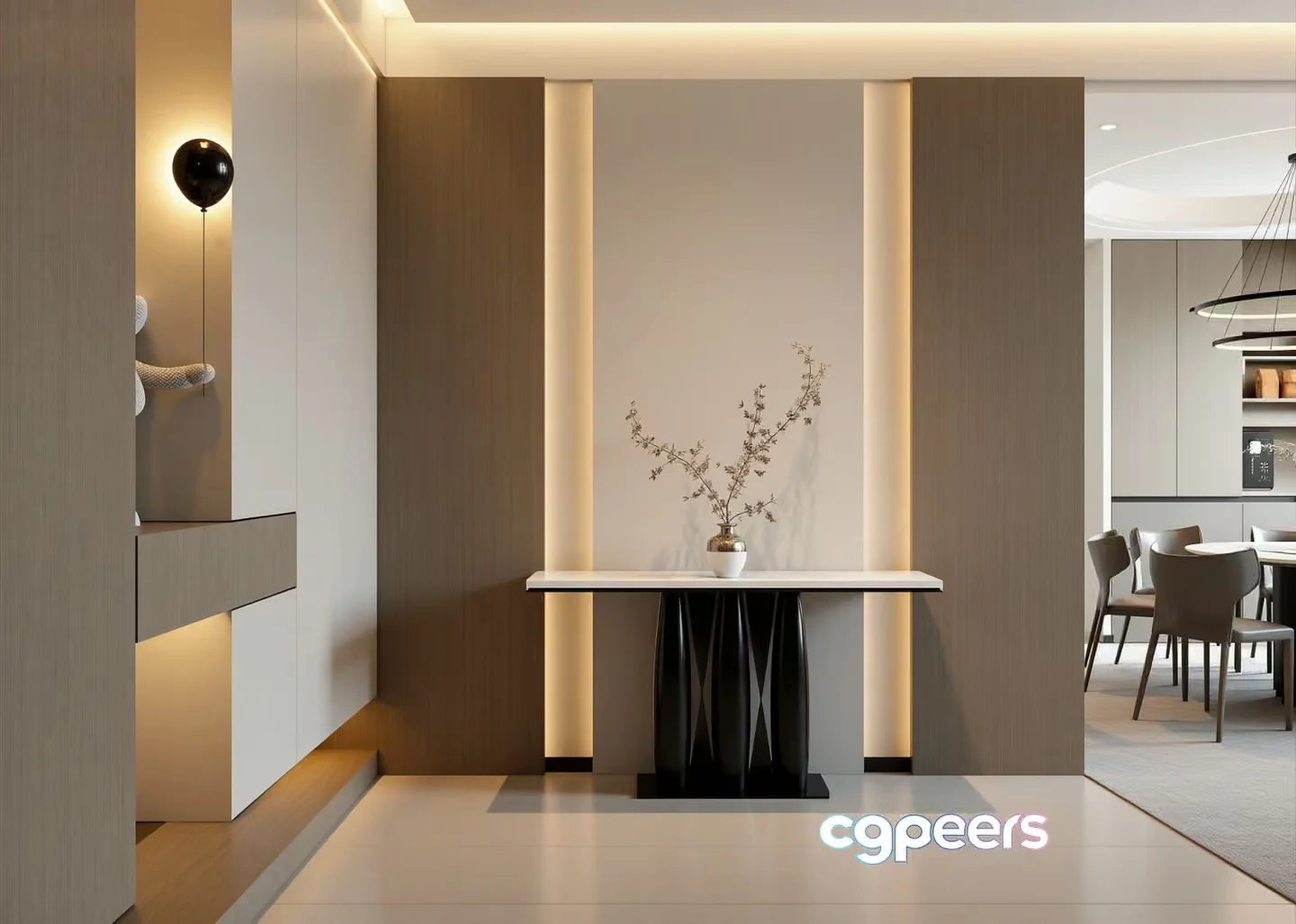 Modern Light-Filled Room 3D Model – 16182 – VRAY Render