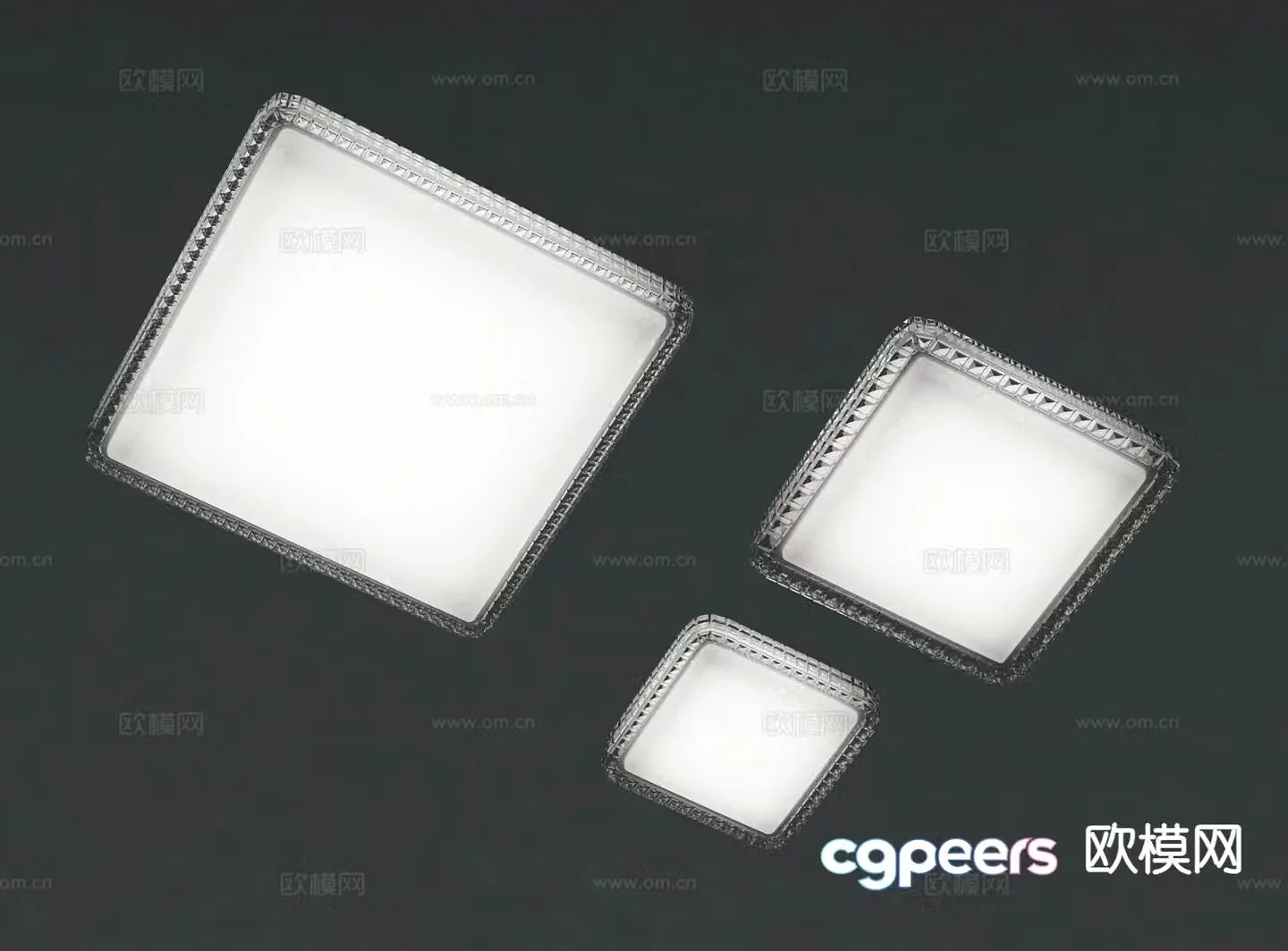 Modern ceiling lamp 3d model