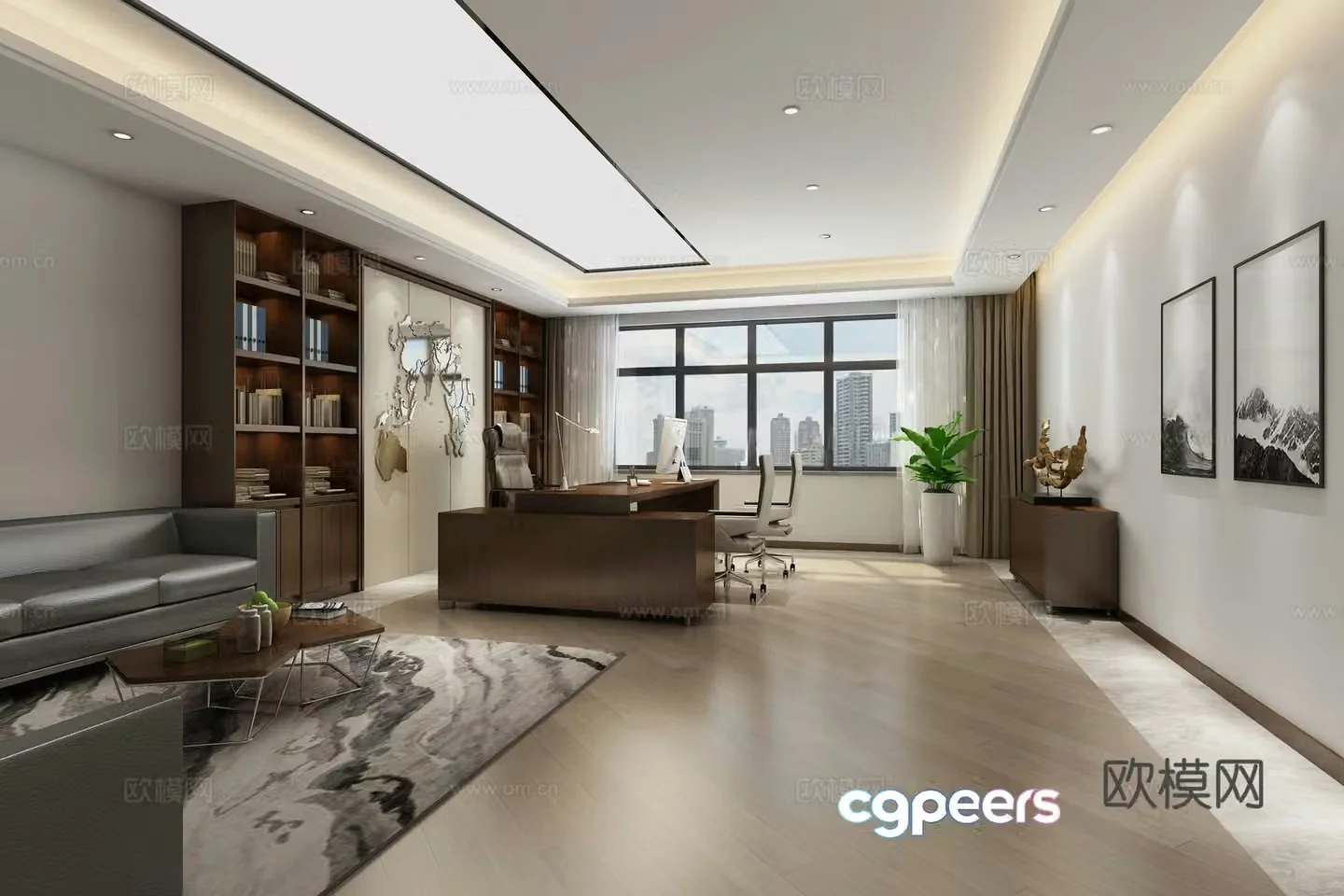 General Manager’s Room Chairman’s Room 3D model