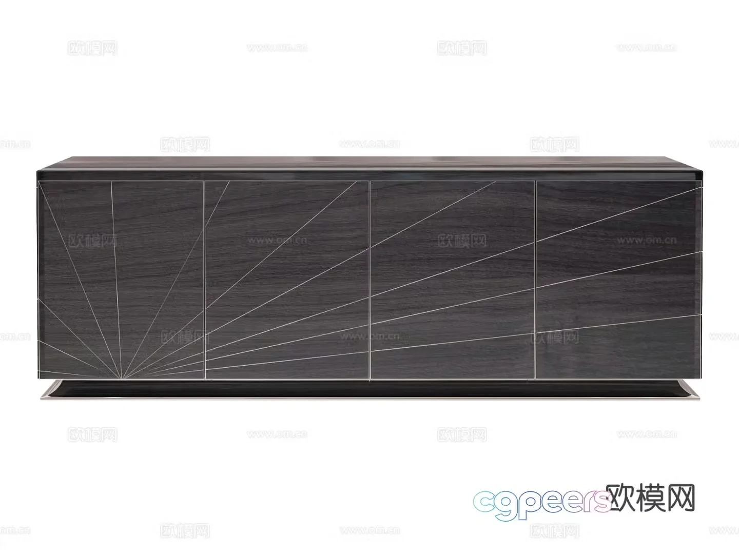 Visionnaire AURORA side cabinet 3D model