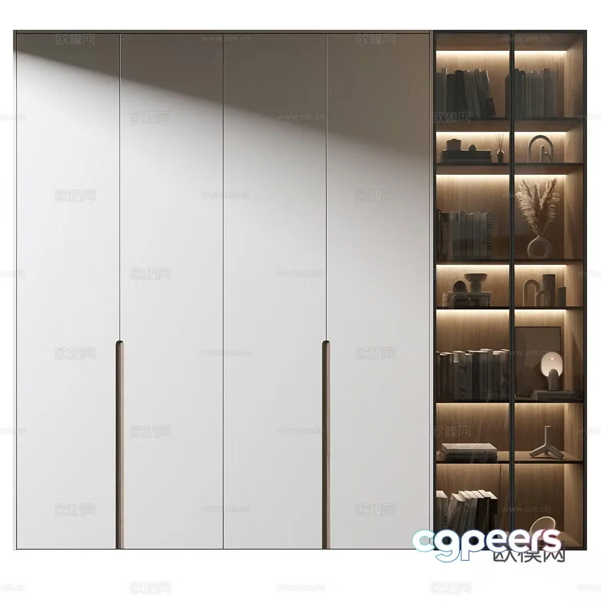 Decorative cabinet 3d model