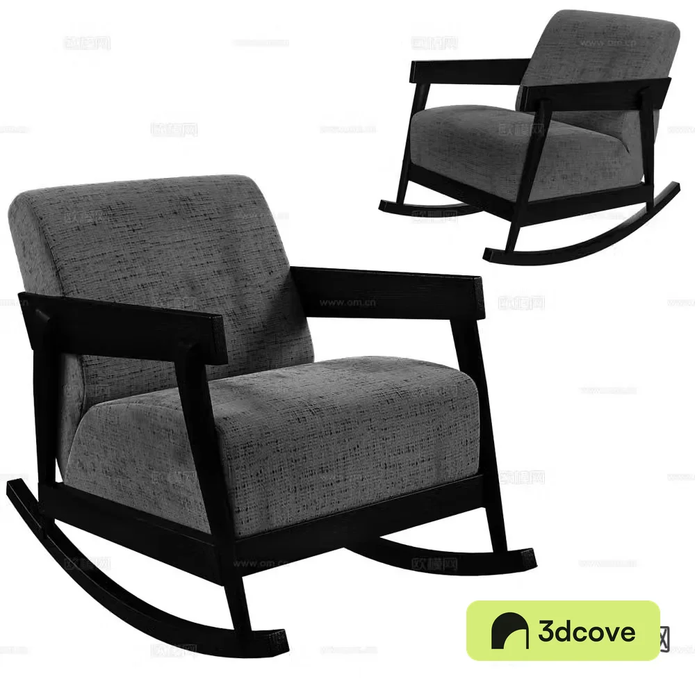 Gervasoni rocking chair lounge chair outdoor chair