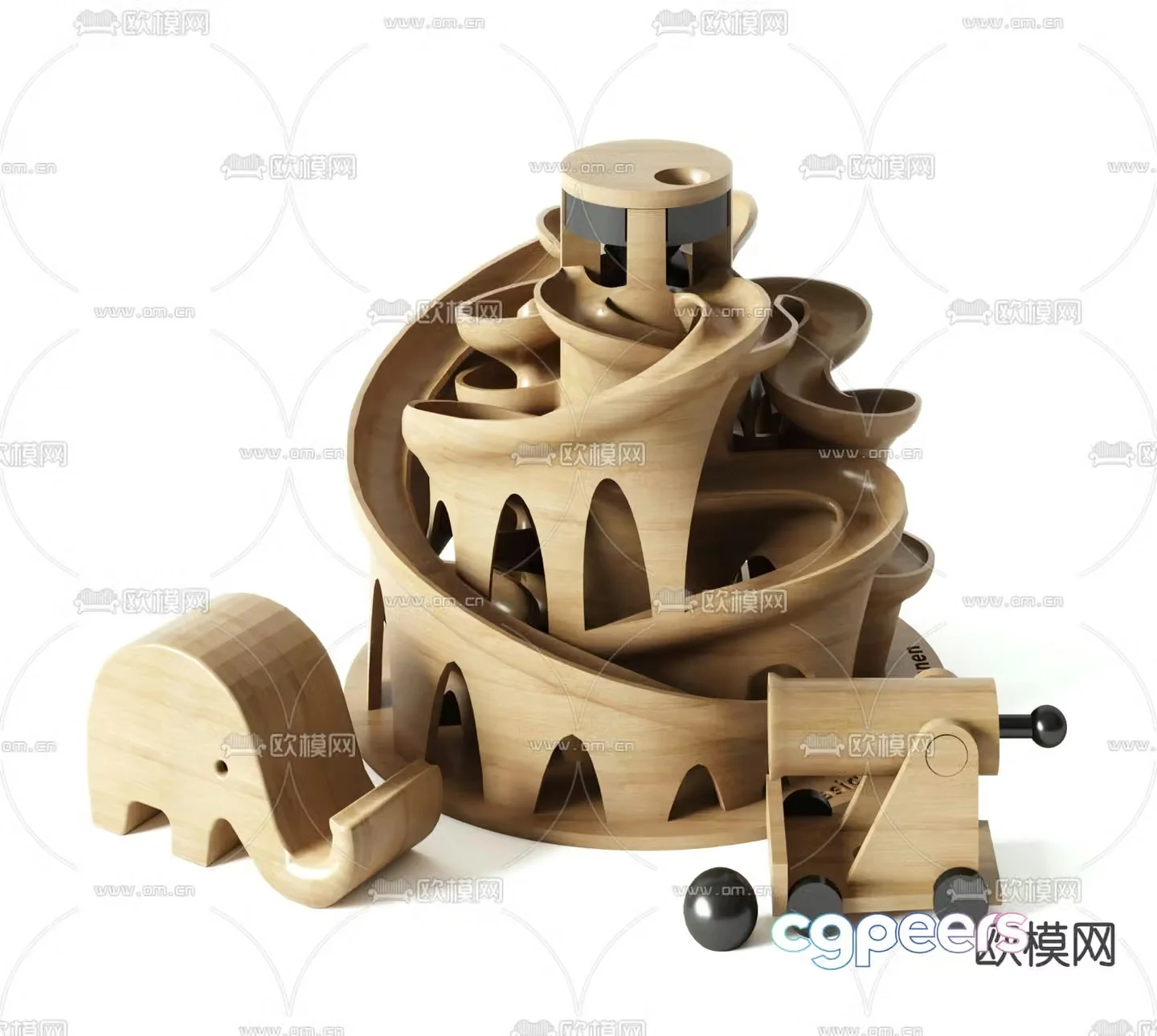 Building block toys 3d model