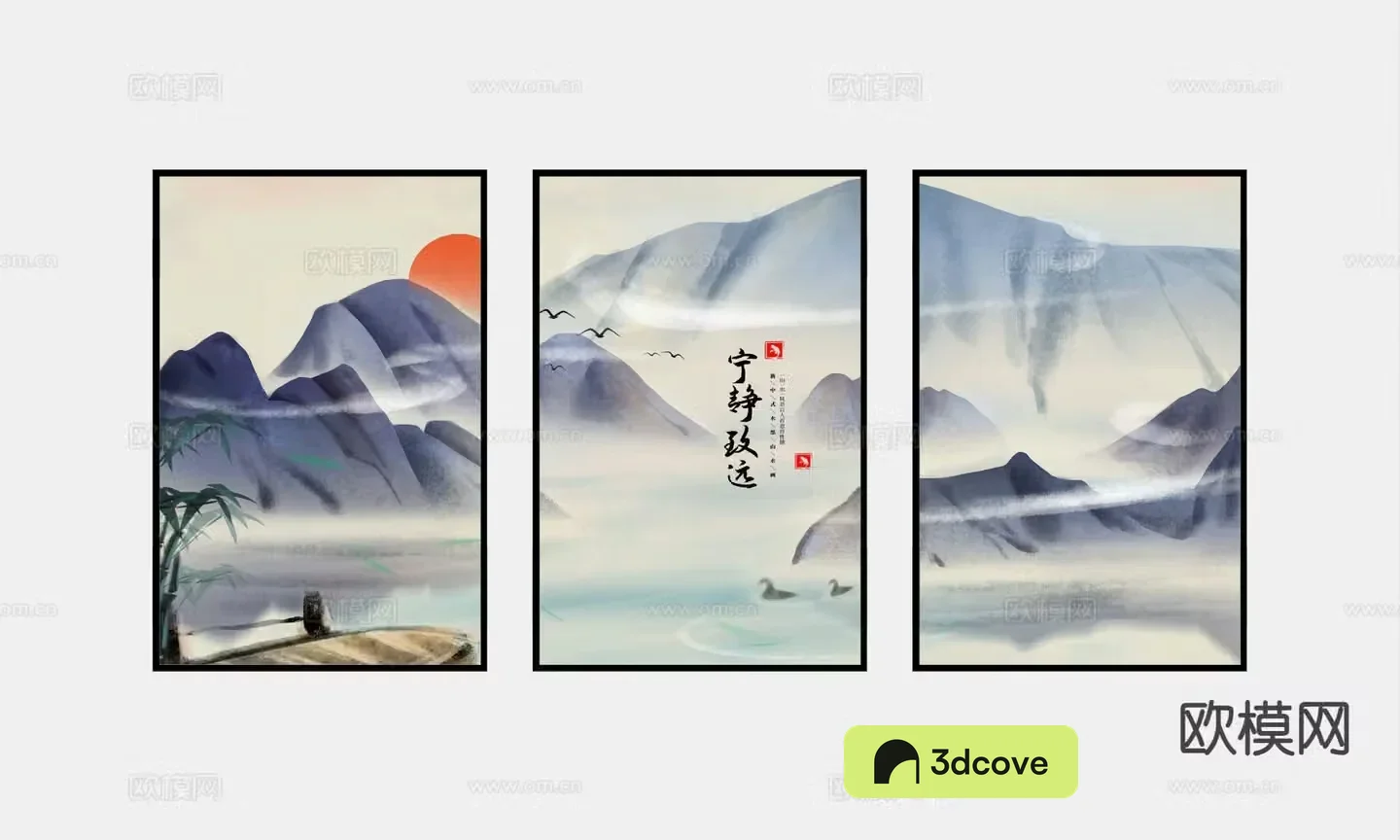 Chinese Zen hanging painting decorative painting