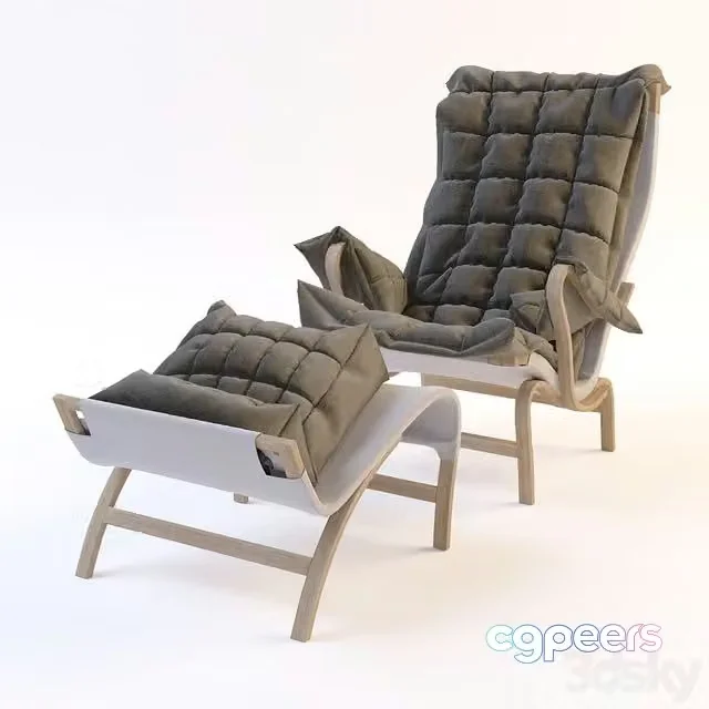 3ds Max Free – Chair Bruno Mathsson Pernilla Dux