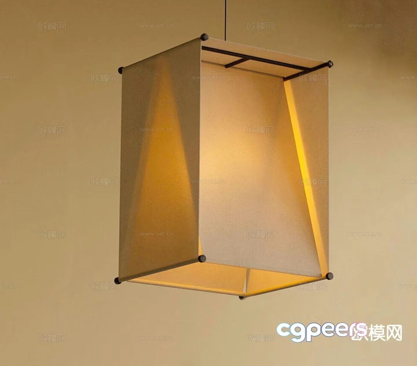 Medieval style chandelier 3d model