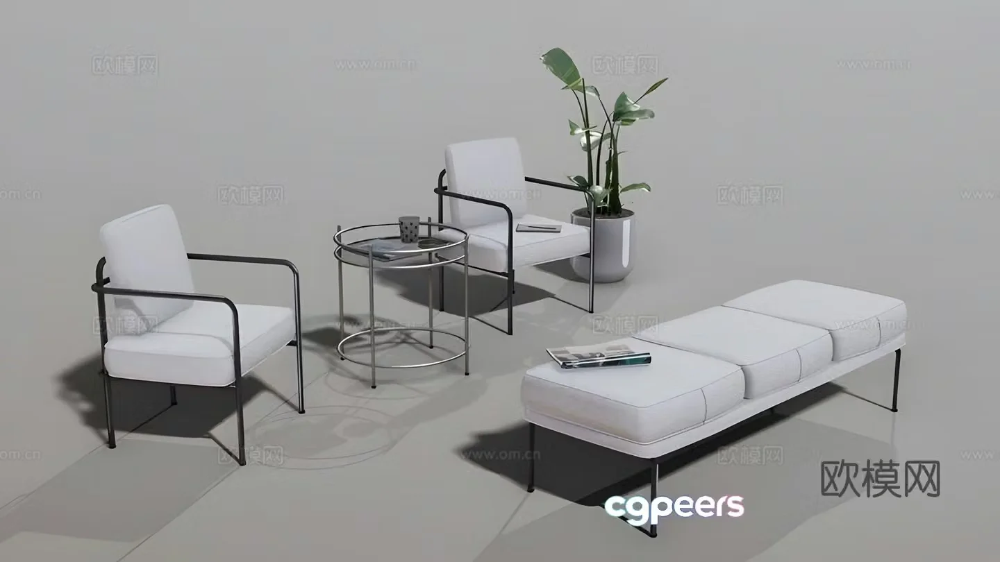 Furniture combination 3D model